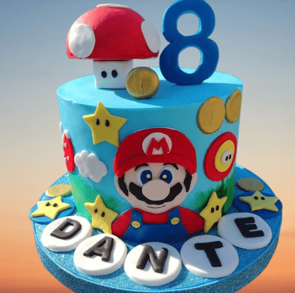torta de mario bros con cortes